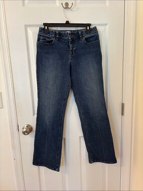 Ann Taylor LOFT Dark Blue Straight Leg Jeans, Size 6